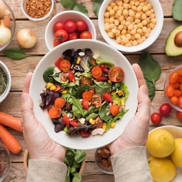 Healthy food and herbs
